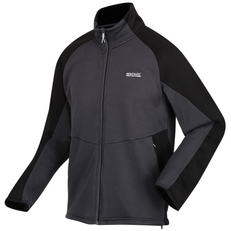 Męska bluza Regatta Highton Wnt FZIII zarys DkGrey/Black