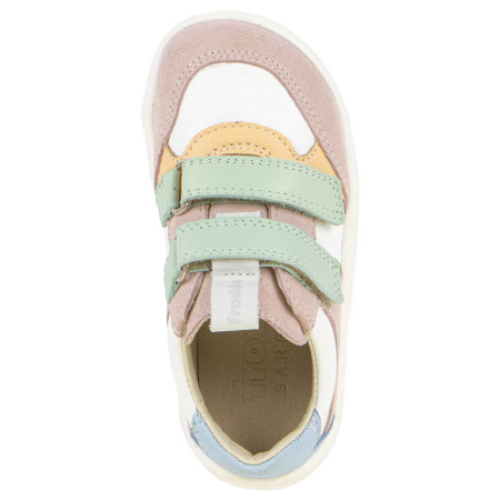 Dziecięce tenisówki Frodo Barefoot zeru spring White/Pink