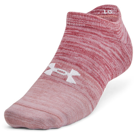 Zestaw skarpetek Under Armour Essential No Show 3pk różowy Pink Elixir / White / White