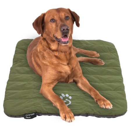 Legowisko turystyczne Mountain Paws Packable Travel Dog Bed zielony/szary Black
