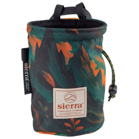 Worek na magnezję SIERRA Climbing Element Series zielony/pomarańczowy