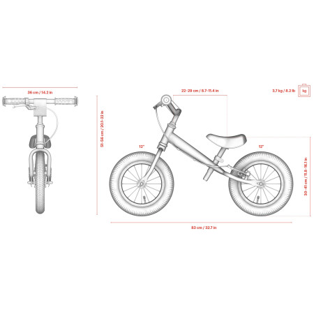 Rowerek biegowy Yedoo TooToo Emoji