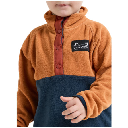 Bluza dziecięca Didriksons Monte Kids Half Bu 6 Almond Tree