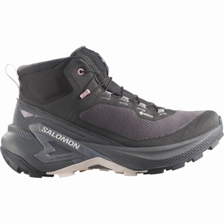 Buty damskie Salomon Genesis Mid Gtx W czarny Black / Dawn Pink / Lilac Ash