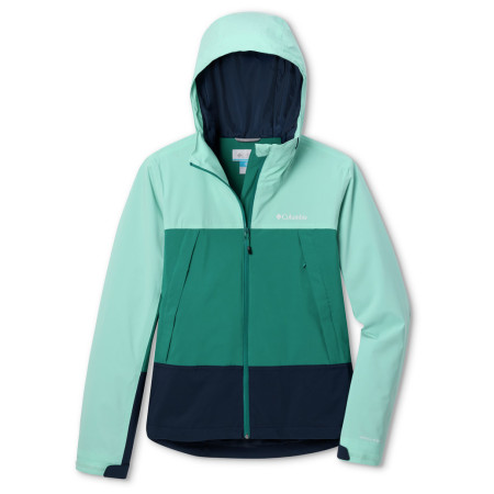 Damska kurtka softshellowa Columbia Boulder Falls™ Jacket niebieski River Blue, Collegiate Navy, Spray