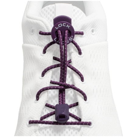 Sznurowadła Lock Laces Original fioletowy Purple