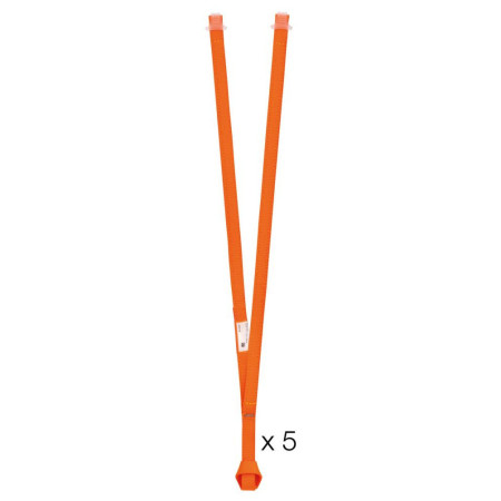 Lonża regulowana Petzl Aventex 5pc pomarańczowy orange