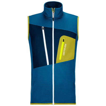 Kamizelka męska Ortovox Fleece Grid Vest jasnoniebieski Heritage Blue