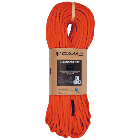Lina wspinaczkowa Camp Genius 9.0 Dry - 70m czerwony Red