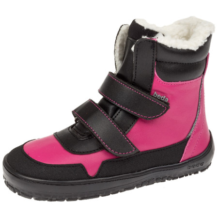 Buty barefoot dziecięce Beda Layla Black/Pink czarny/różówy black/pink