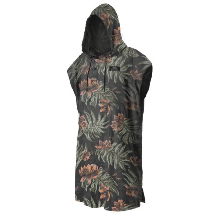 Ponczo Matador Towel Poncho ciemnozielony Marble floral