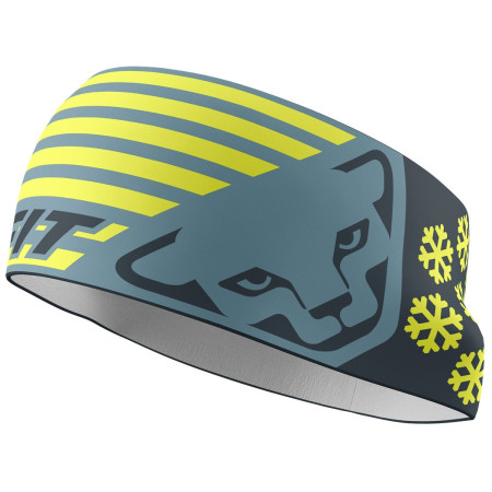 Opaska Dynafit Graphic Performance Headband niebieski/żółty 3161 - smoke blue/0720 FLAG