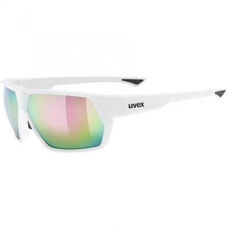 Okulary sportowe Uvex Sportstyle 238 biały/różówy White Matt/Mirror Pink