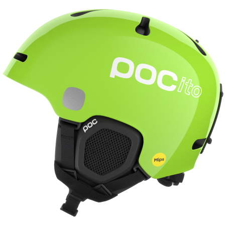 Kask narciarski dla dzieci POC POCito Fornix MIPS jasnozielony Fluorescent Yellow/Green