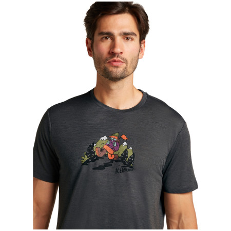 Męska koszulka Icebreaker M Mer 150 Tech Lite SS Tee Catch Me Outs