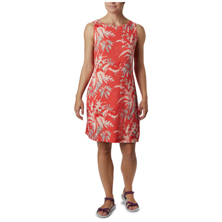 Sukienki damskie Columbia Chill River Printed Dress (2020) pomarańczowy BrightPoppyMa