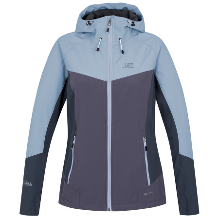 Damska kurtka softshellowa Hannah Pulla niebieski blue fog/shark