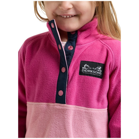 Bluza dziecięca Didriksons Monte Kids Half Bu 6 Cactus Pink