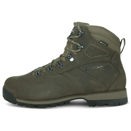 Męskie buty turystyczne Garmont Pordoi Nubuck GTX brązowy OliveGreen/DarkOrange