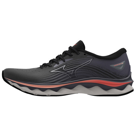 Damskie buty do biegania Mizuno Wave Sky 6 czarny Black/Quicksilver/HotCoral
