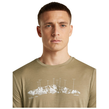 Koszulka męska Icebreaker Men Merino 150 Tech Lite SS Tee The Peaks