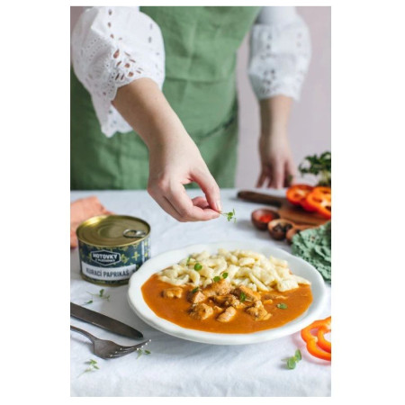 Gotowe jedzenie Hotovky z plechovky Kurczak w papryce 800g