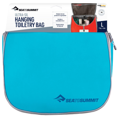 Kosmetyczka Sea to Summit Ultra-Sil Hanging Toiletry Bag Large niebieski Blue Atoll