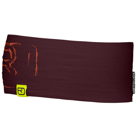 Opaska Ortovox 120 Tec Logo Headband bordowy winetasting