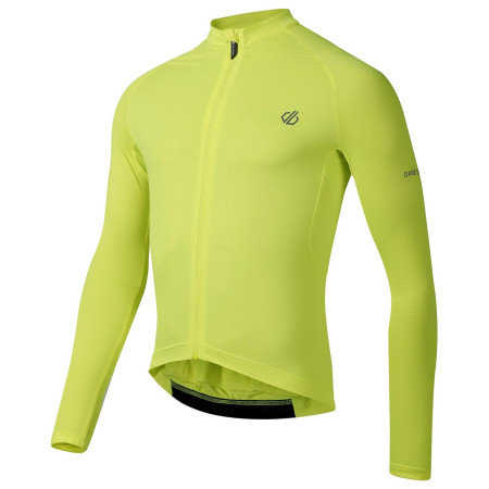 Męska koszulka kolarska Dare 2b Lightning Long Sleeve Jersey żółty Fluro Yellow