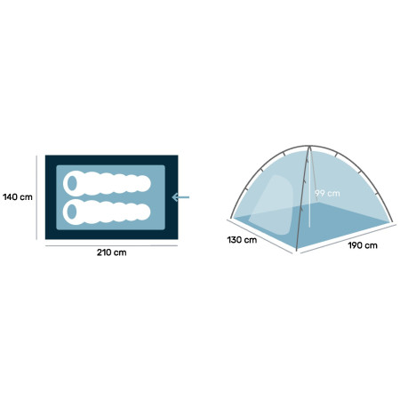 Namiot Zulu Easy Tent 2