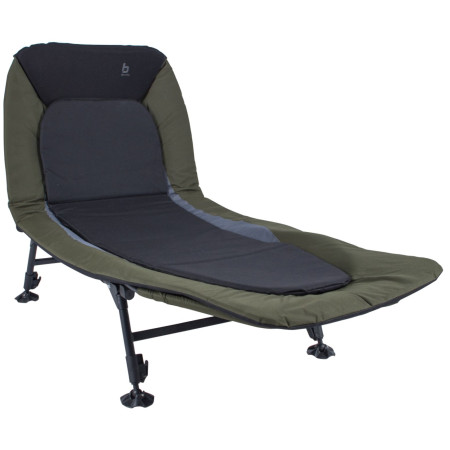 Leżak z możliwością regulacji Bo-Camp Fishing bed Sturgeon zielony/czarny