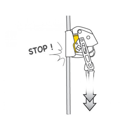 Ski stopper Petzl ASAP LOCK