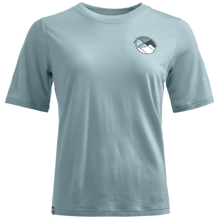 Koszulka damska Ortovox 140 Cool Round Landscape T-shirt szary Glacier Grey