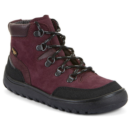 Buty zimowe damskie Frodo Barefoot Up Trail Tex bordowy bordeaux