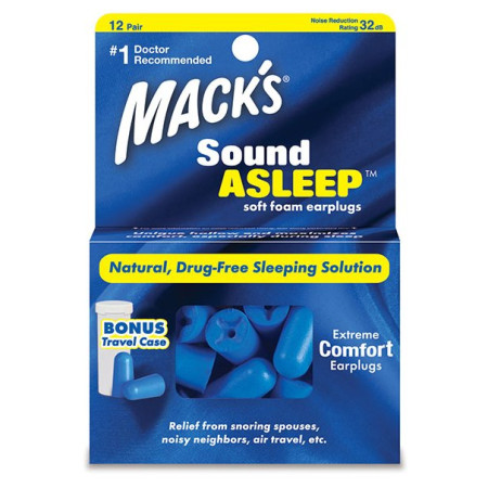 Zatyczki do uszu Mack's Sound Asleep 12 par