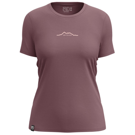 Koszulka damska Ortovox 150 Cool Mountain T-Shirt ciemnofioletowy/różówy Chestnut