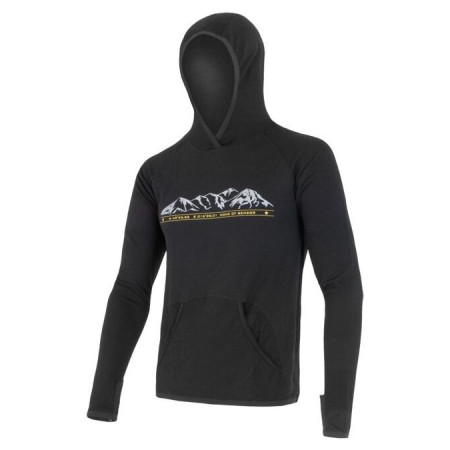 Męska bluza Sensor Merino Upper Hory czarny Black