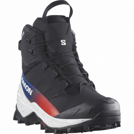 Buty męskie Salomon Crosstrak Powder Waterproof Equipe czarny Black / Black / Black