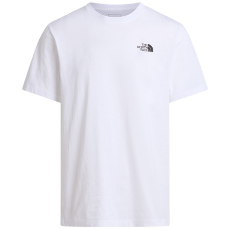 Koszulka męska The North Face M Evolution Box Nse Regular Short Sleeve biały/czarny TNF WHITE