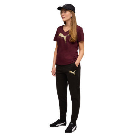Damskie spodnie dresowe Puma ESS METALLIC Sweatpants FL