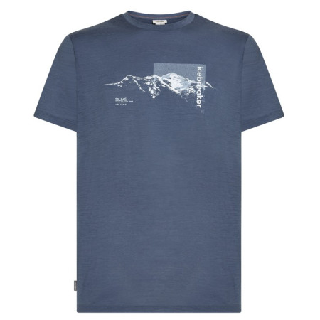 Męska koszulka Icebreaker Men M 150 Tech Lite SS Tee Pure Altitude szary/niebieski Dawn