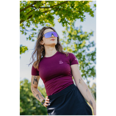 Koszulka damska Zulu Merino Fire 160 Short