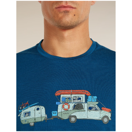 Męska koszulka Icebreaker Men Merino 150 Tech Lite SS Tee Transportage