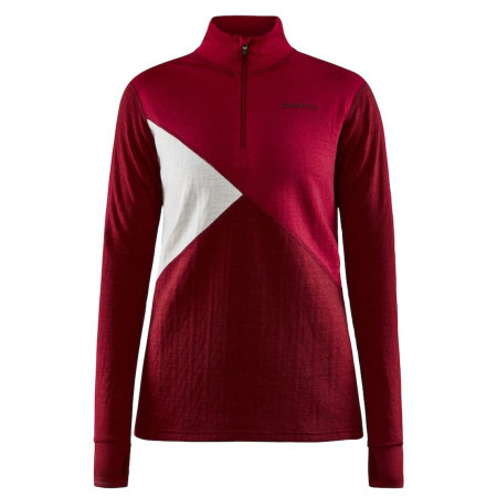 Damska koszulka Craft ADV Nordic Wool HZ czerwony RhubarbMachine
