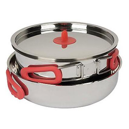 Zestaw naczyń Bo-Camp Set Of Pans Travel 4