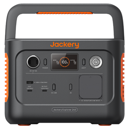 Przenośna stacja zasilania Jackery Explorer 240 v2 czarny black