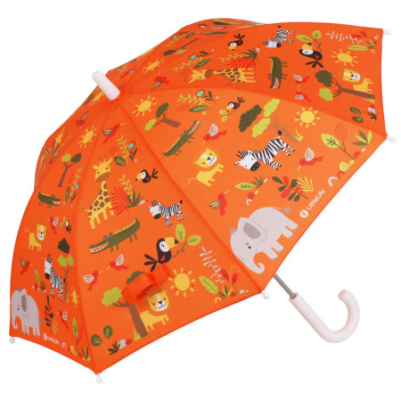 Parasol dziecięcy LittleLife Kids Umbrella pomarańczowy Safari