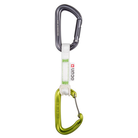 Zestaw ekspresów Ocún HAWK QD COMBI BIO-DYN-RING 15 mm 10 cm 6-pack jasnozielony