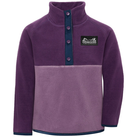 Bluza dziecięca Didriksons Monte Kids Half Bu 6 Northen Purple fioletowy Northen Purple