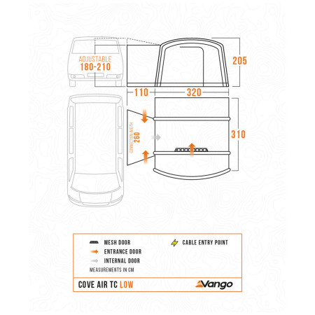 Przedsionek Vango Cove Air TC Low